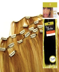 Clip On Hair Extensions til Langt hår - ca 45 cm