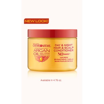 Argan Oil Day & Night Hair & Scalp Conditioner 135g - Creme of Nature